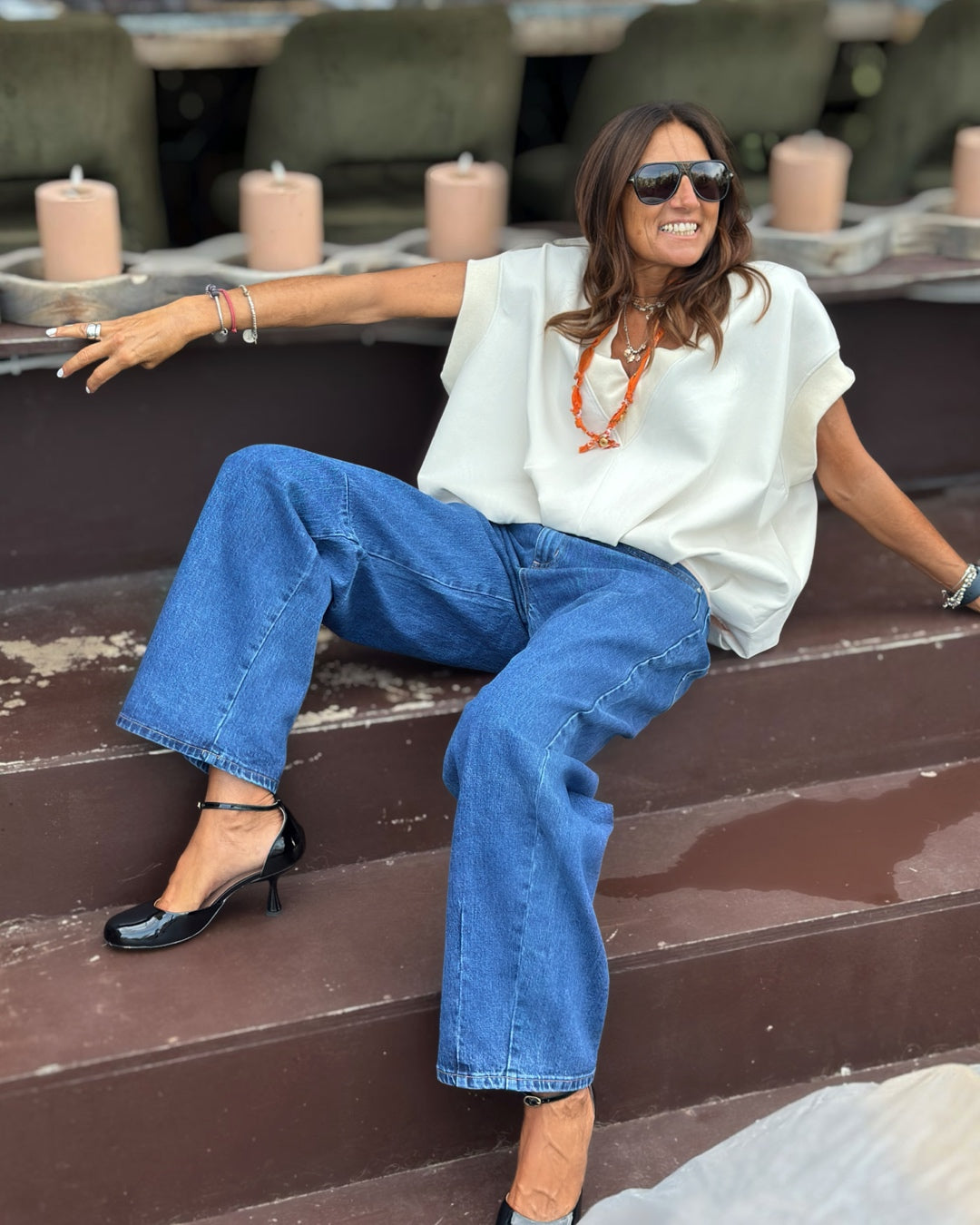Jeans Banana in Denim