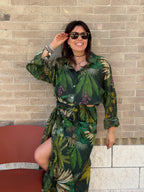 Camicia Mussola di Cotone Jungle