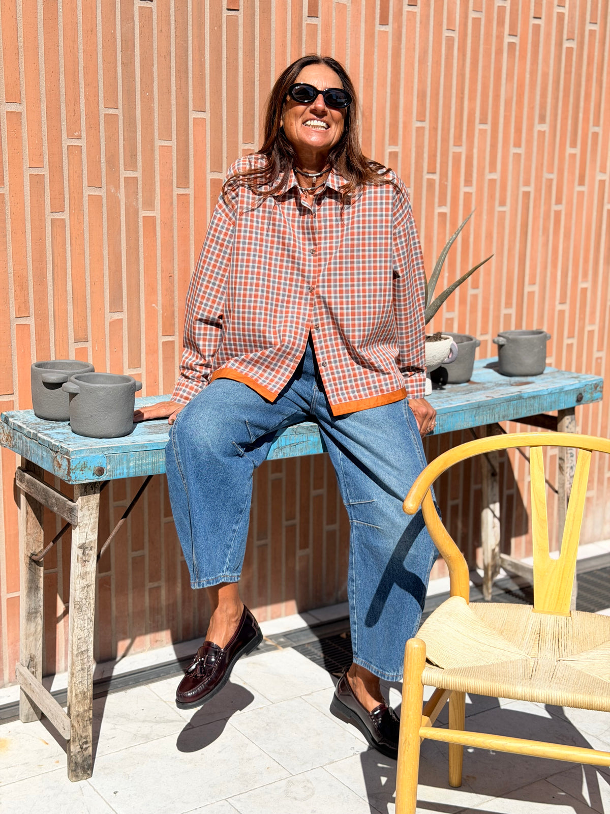 Denim Barrel lavaggio medio
