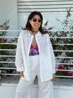 Completo Camicia & Pantalone Sangallo - Bianco