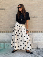 Gonna a Pois Allegra - Nero