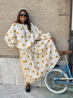 Gonna a Pois Allegra - Giallo Ocra