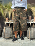 Bermuda Denim Cargo Camouflage