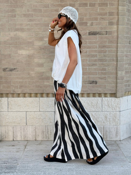 Blusa Mussola di Cotone Bonita - Avorio