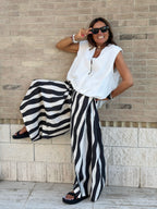 Blusa Mussola di Cotone Bonita - Avorio