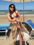 Gonna Pareo Midi Bahamas - Bianco
