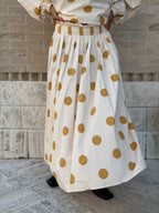 Gonna a Pois Allegra - Giallo Ocra