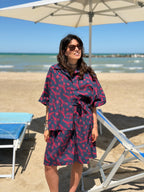 Camicia in fresco Cotone Galapagos - Blu