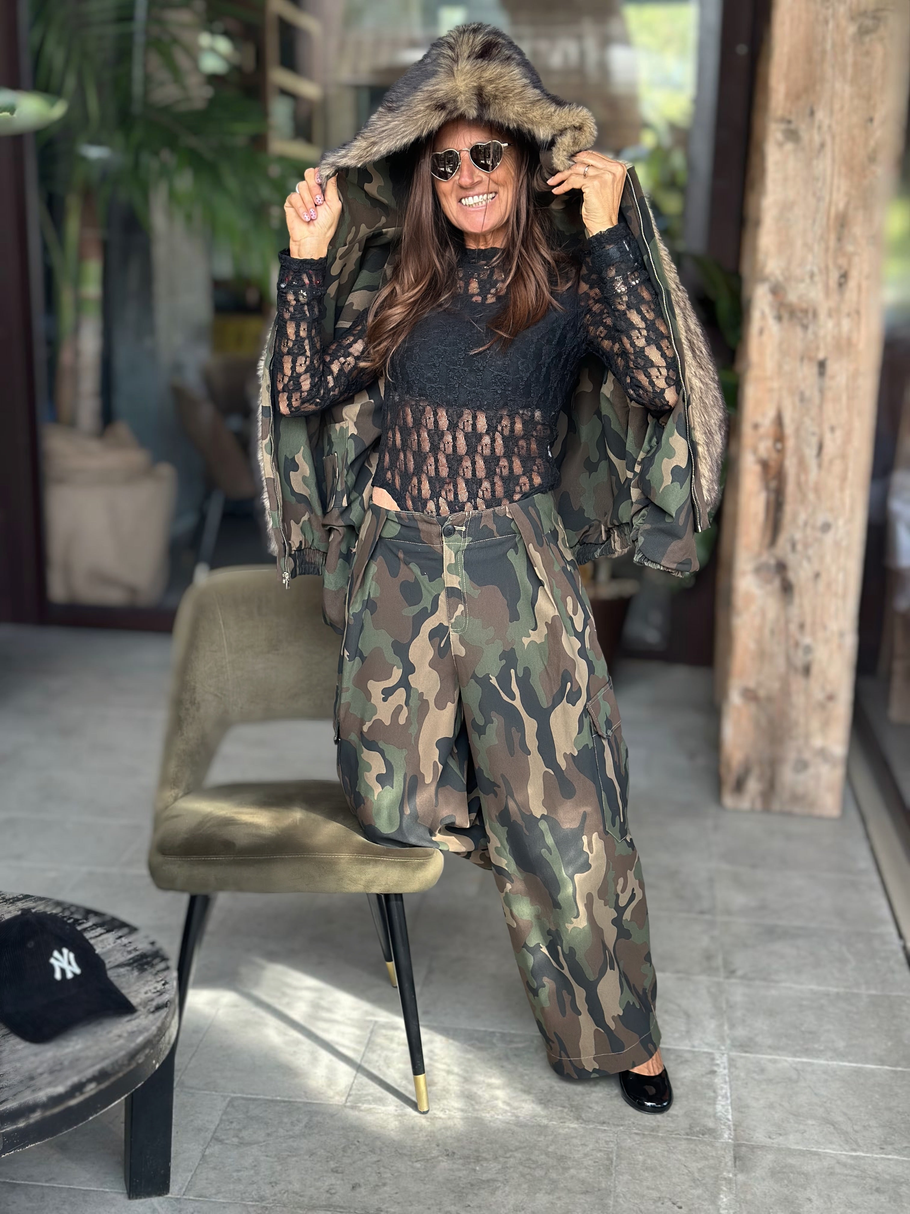 Pantalone Parachute Camouflage