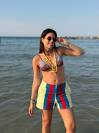 Shorts Righe Monopoli - Multicolor