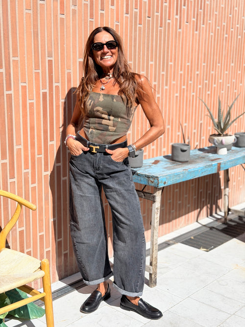 Denim Barrel Lavaggio Nero