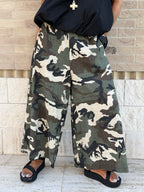 Pantalone Camouflage Cotone Leggero