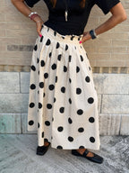 Gonna a Pois Allegra - Nero