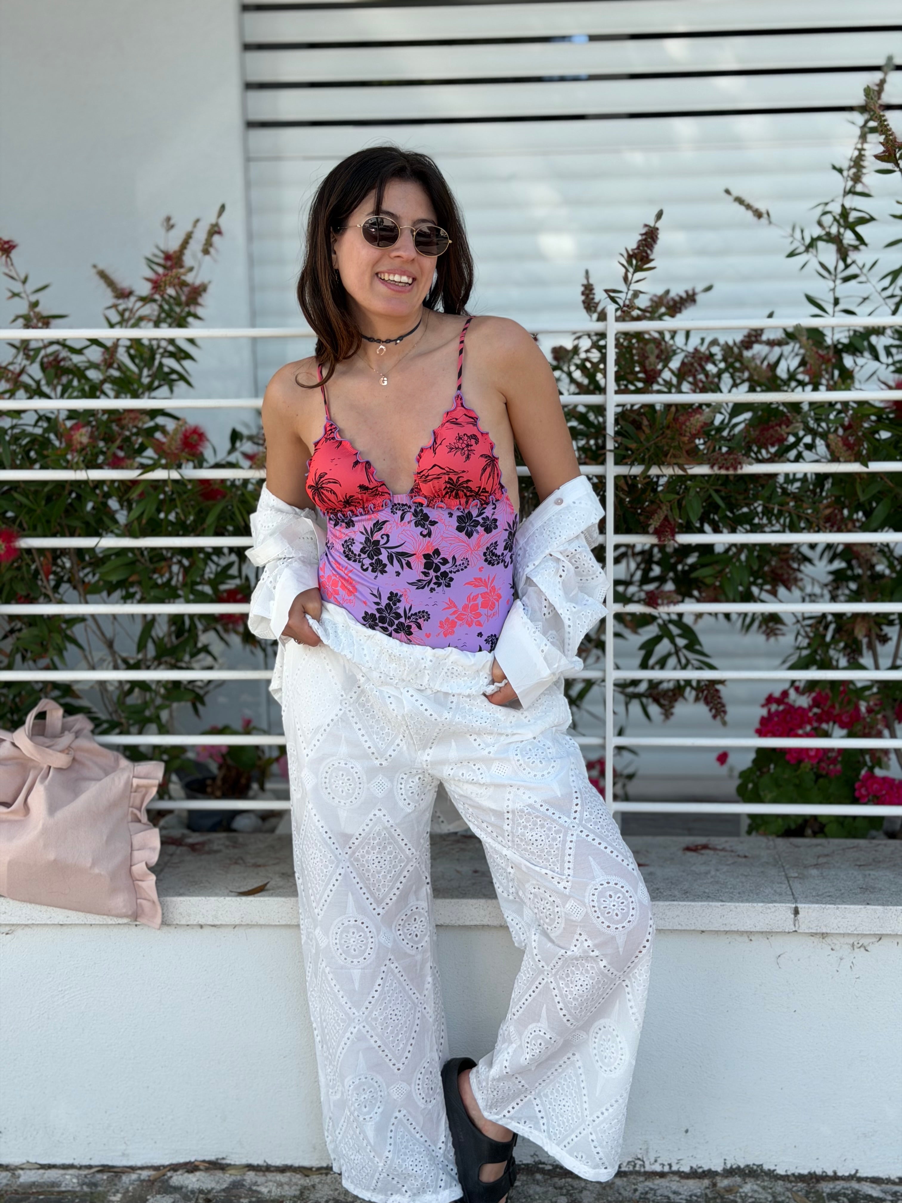 Completo Camicia & Pantalone Sangallo - Bianco