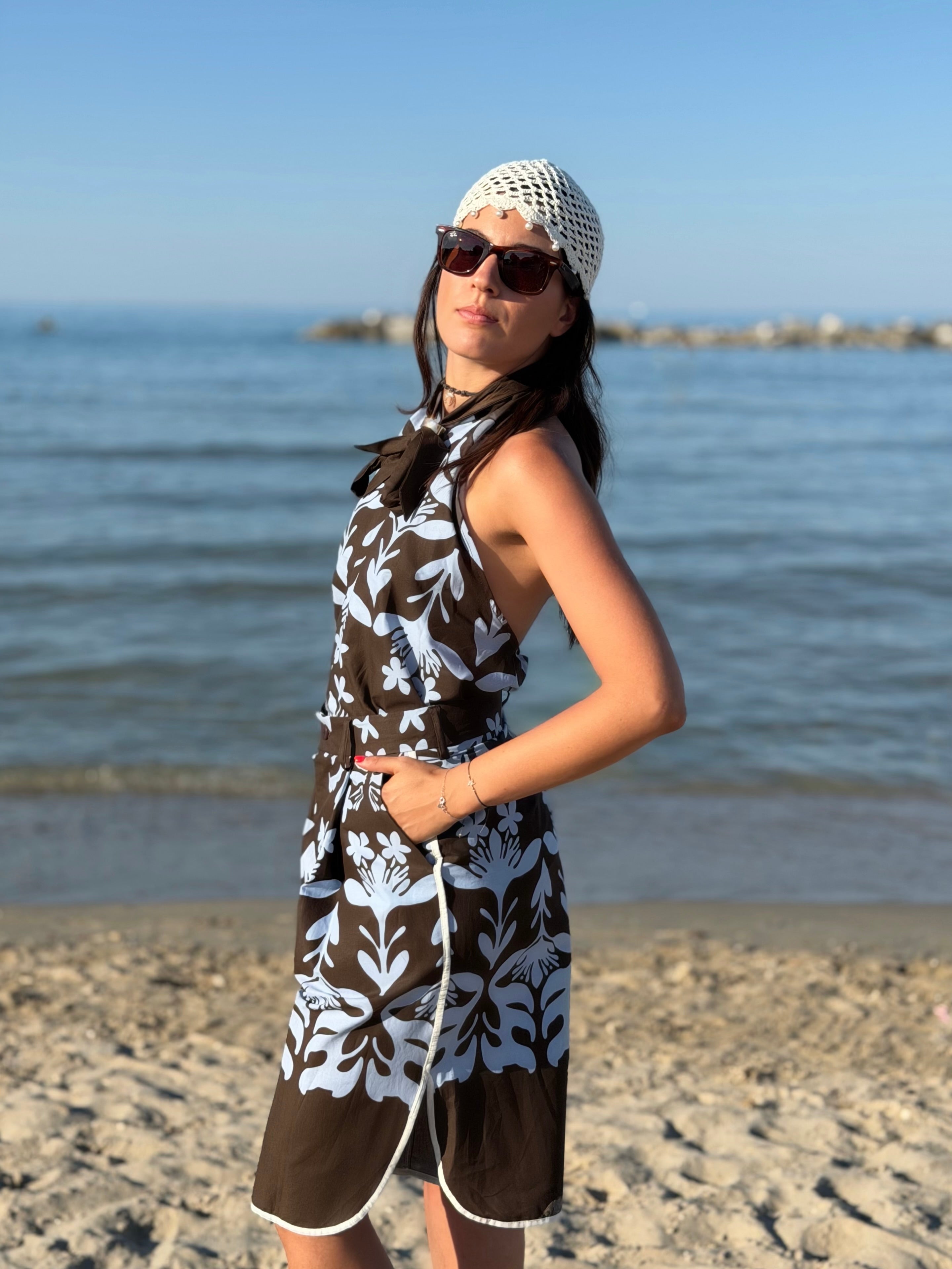 Top in Cotone Atene - Cioccolato