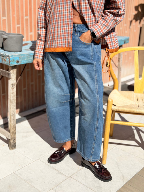 Denim Barrel lavaggio medio