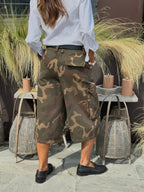 Bermuda Denim Cargo Camouflage