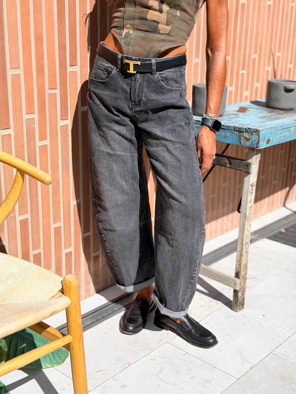 Denim Barrel Lavaggio Nero