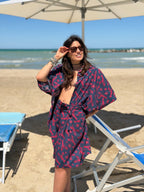 Camicia in fresco Cotone Galapagos - Blu