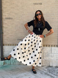 Gonna a Pois Allegra - Nero