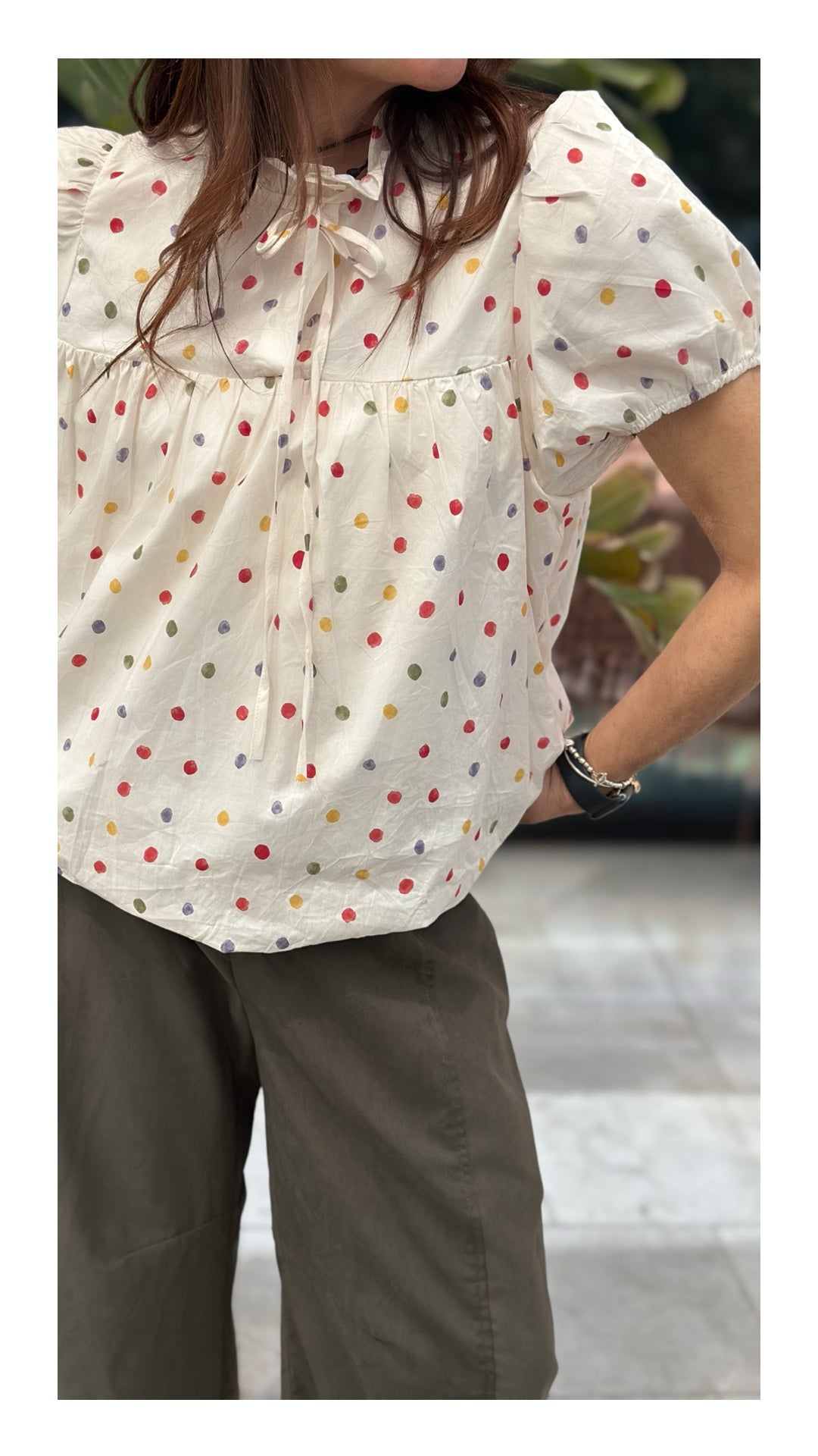 Blusa a Pois colorati | Burro