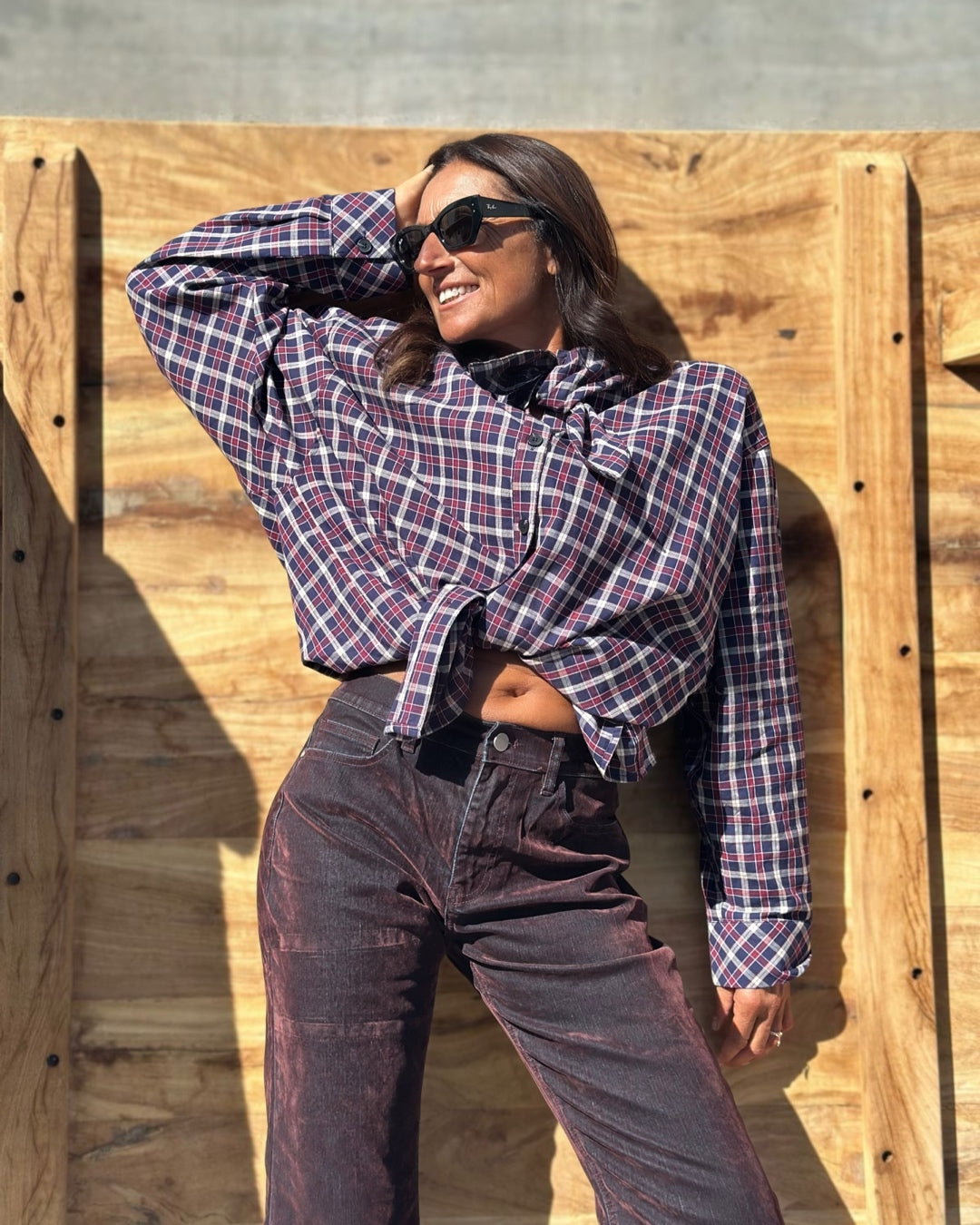 Camicia Quadretto Blu & Bordeaux