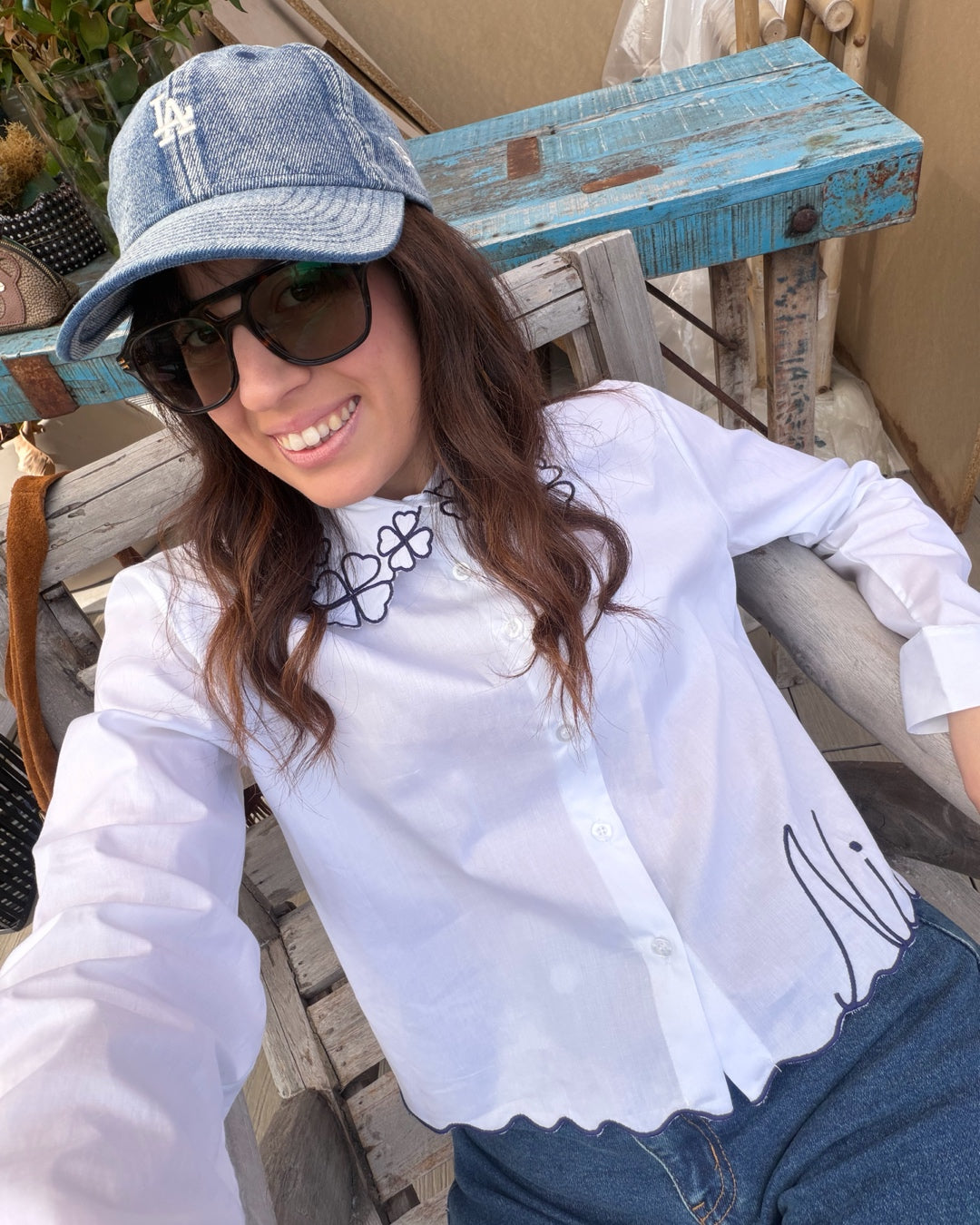 Camicia a Scatoletta Nice Blu