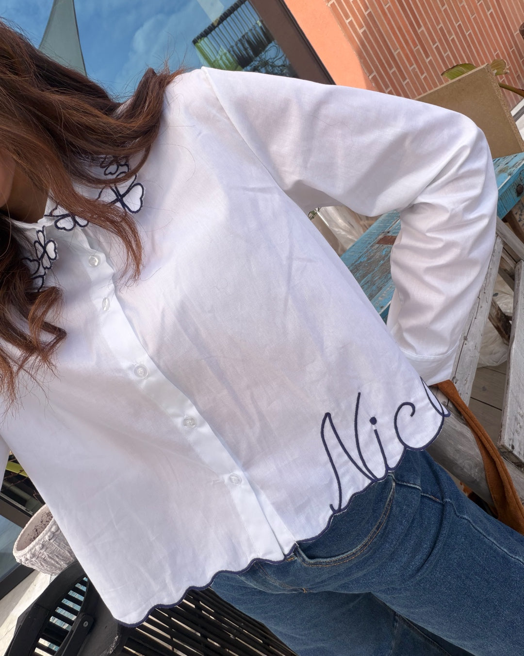 Camicia a Scatoletta Nice Blu