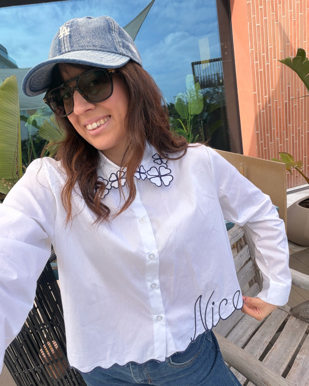 Camicia a Scatoletta Nice Blu