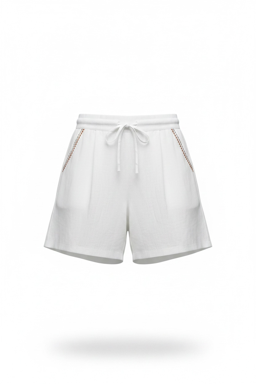 Shorts Zante in cotone - Bianco