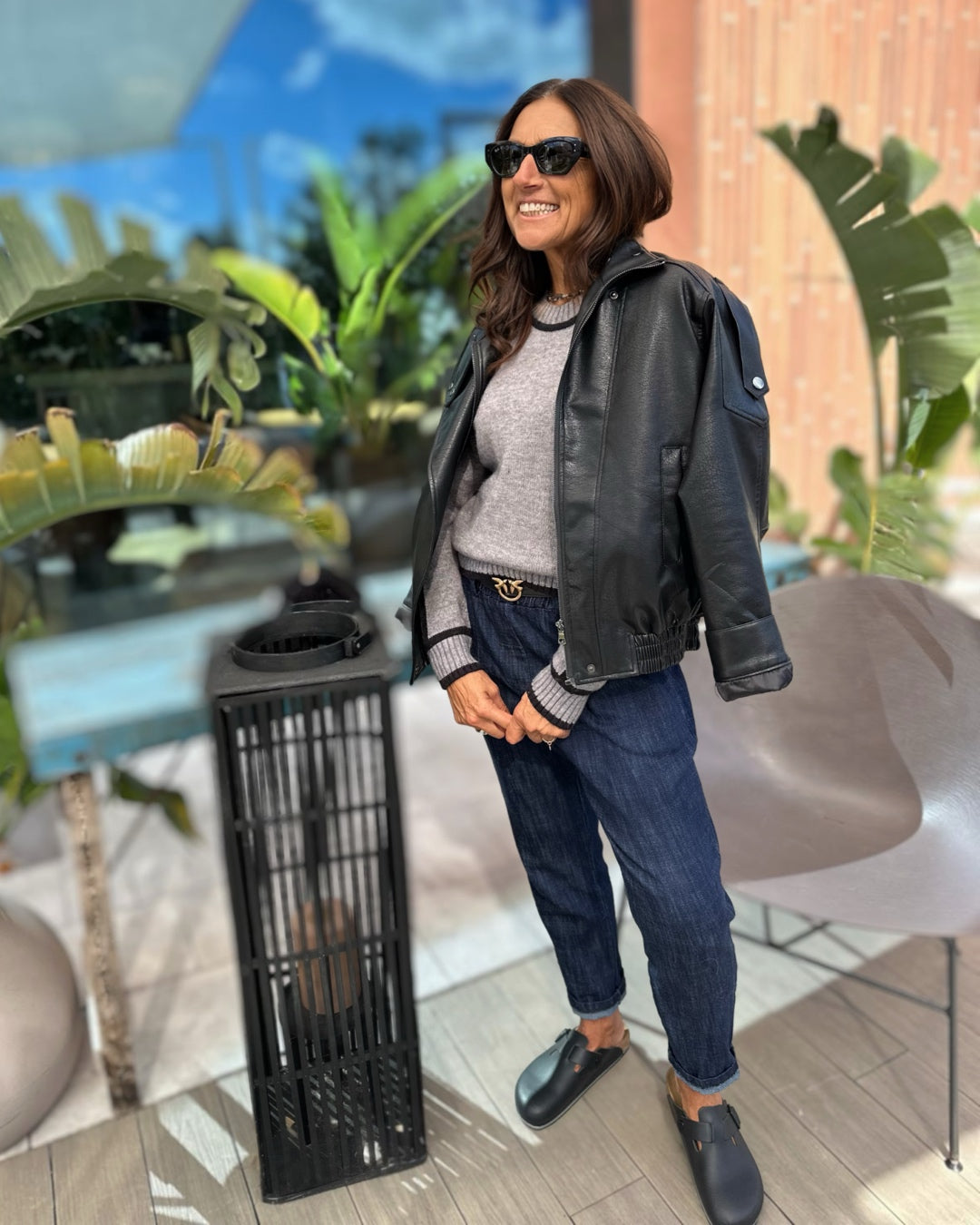 Pantalone Tela Denim Basic