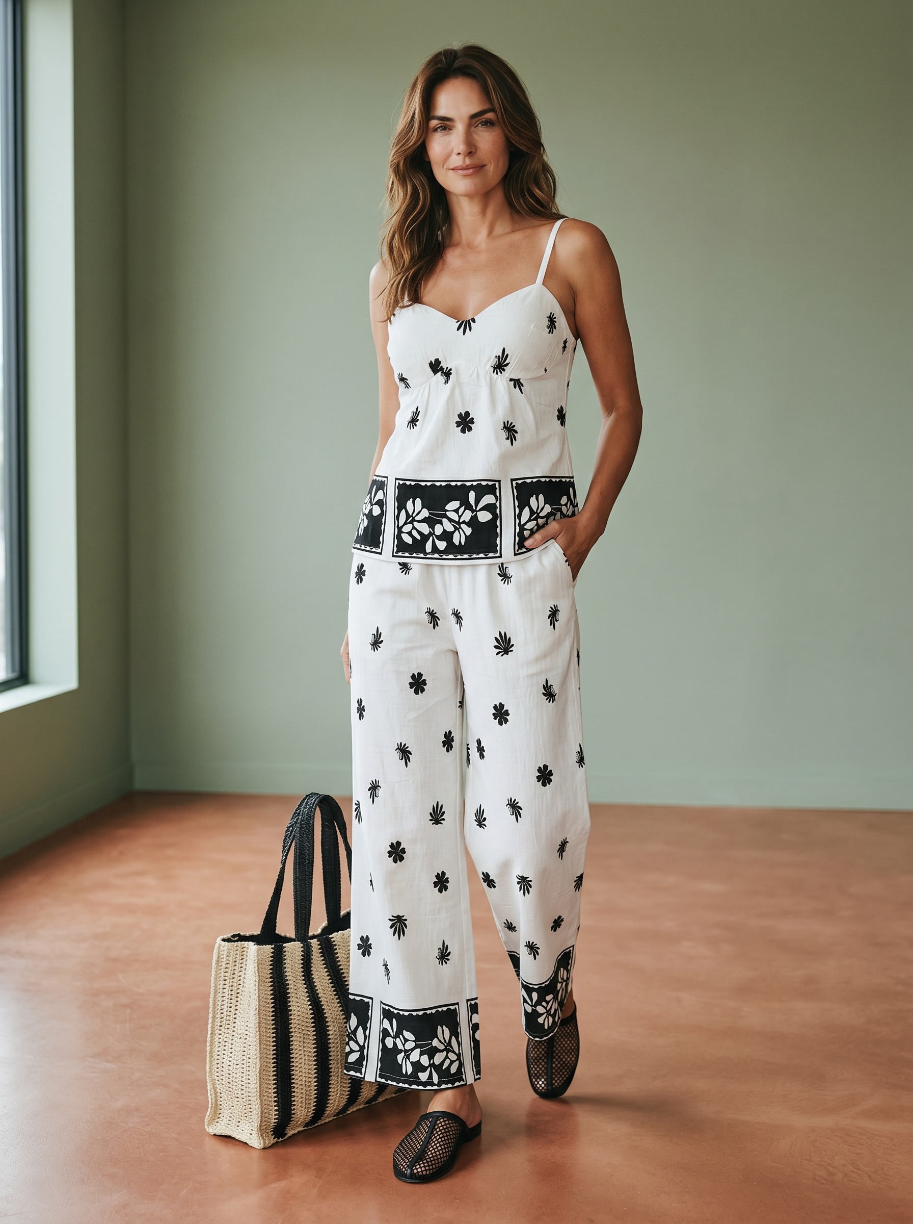 Pantalone Palazzo Cannes - Burro