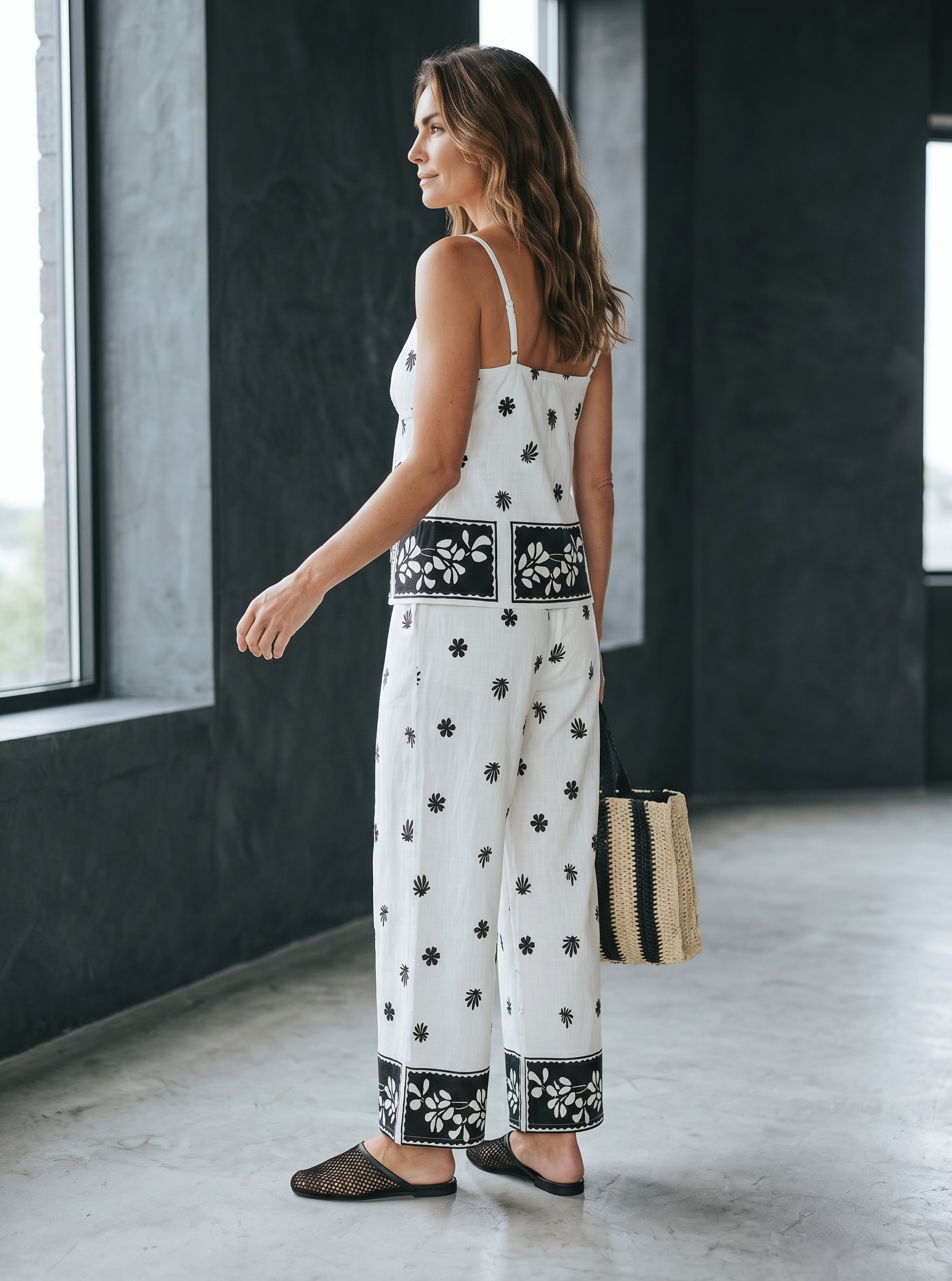 Pantalone Palazzo Cannes - Burro