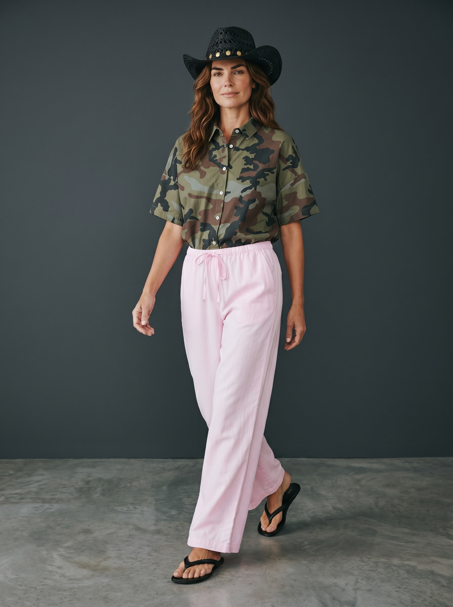 Camicia in cotone - Camouflage