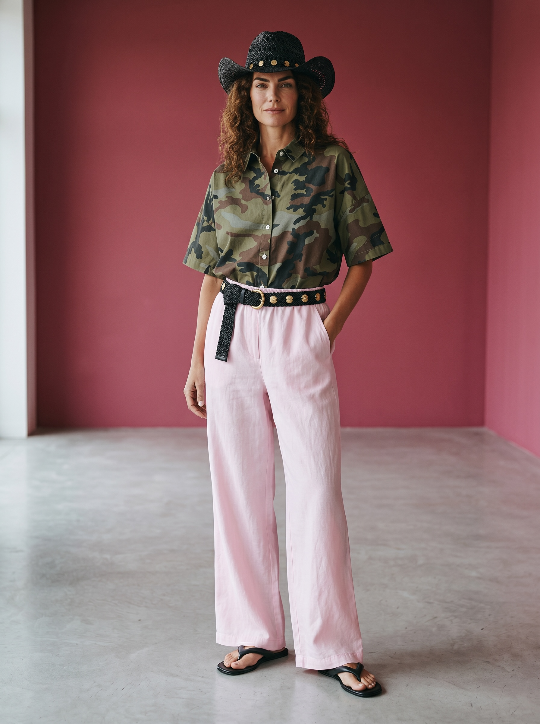 Camicia in cotone - Camouflage
