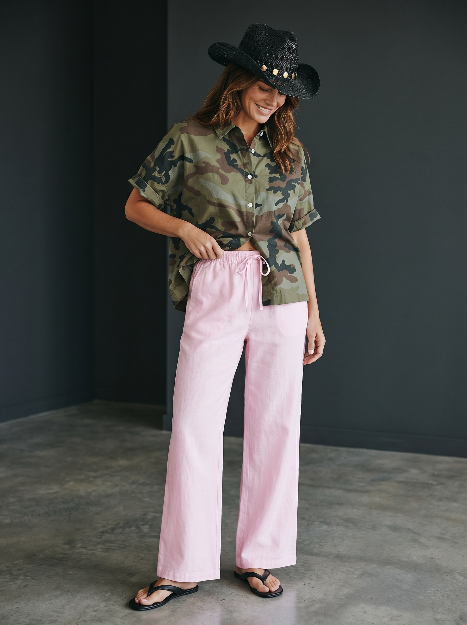 Camicia in cotone - Camouflage