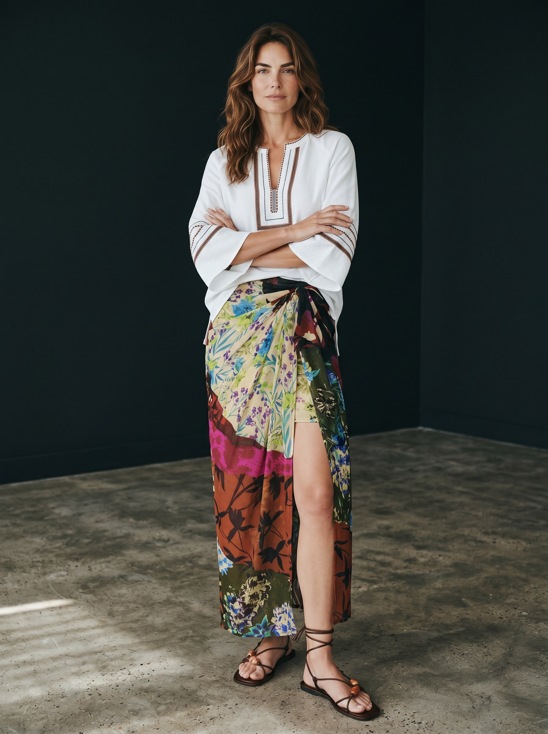 Blusa Zante in cotone - Bianco