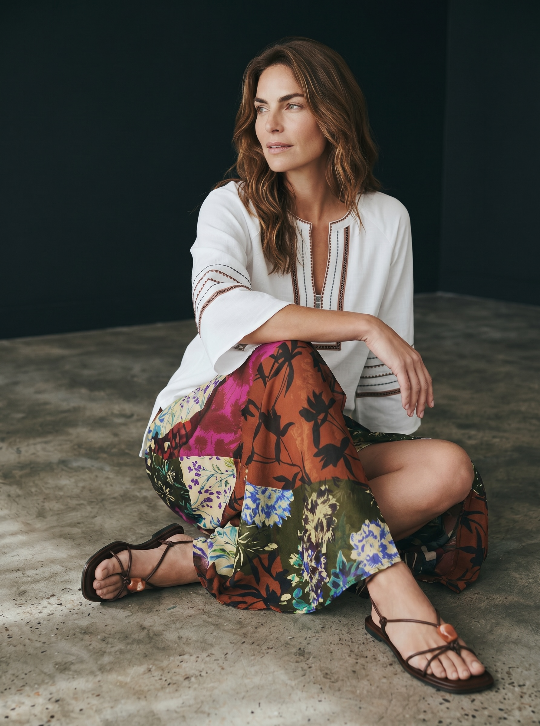 Blusa Zante in cotone - Bianco