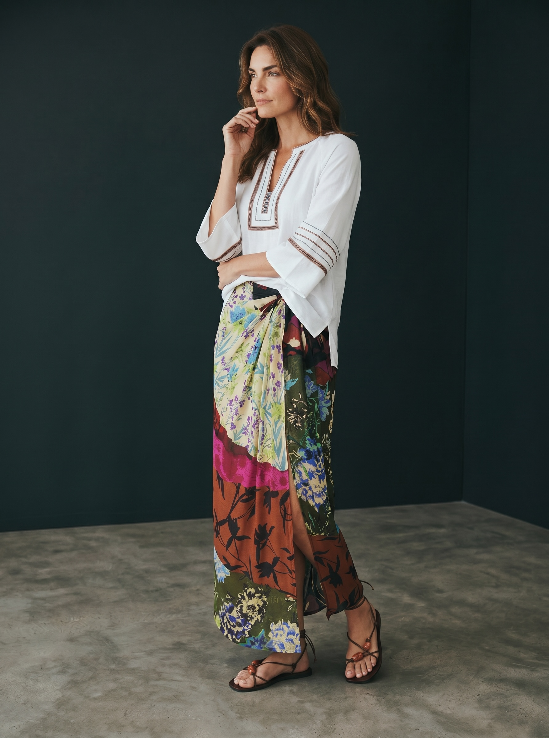 Blusa Zante in cotone - Bianco