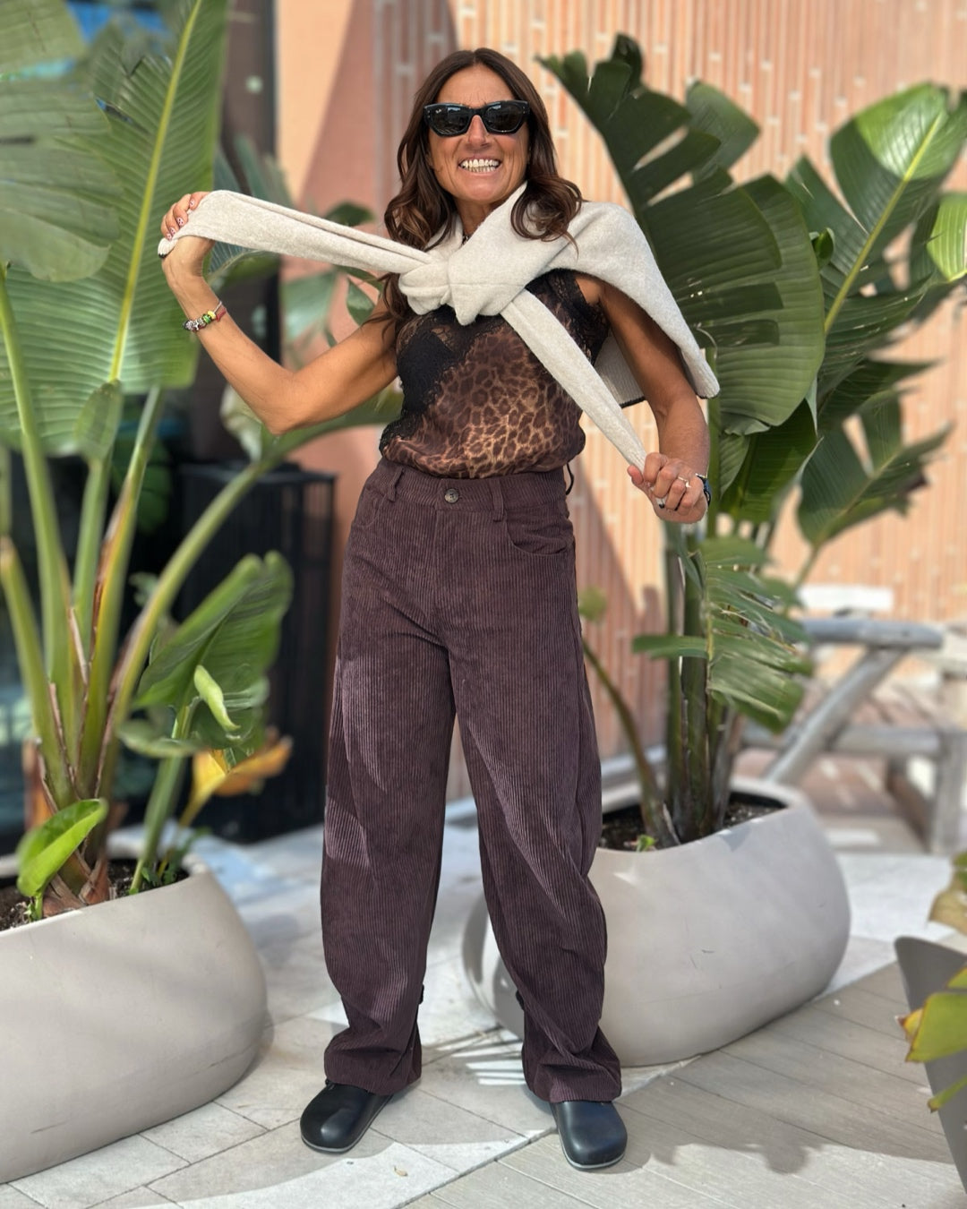 Pantalone Velluto a Coste Moro