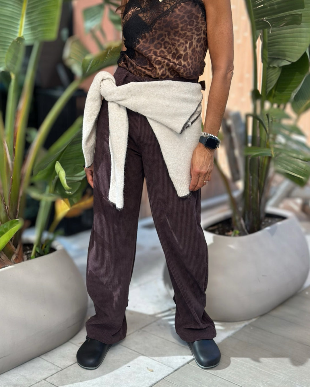 Pantalone Velluto a Coste Moro