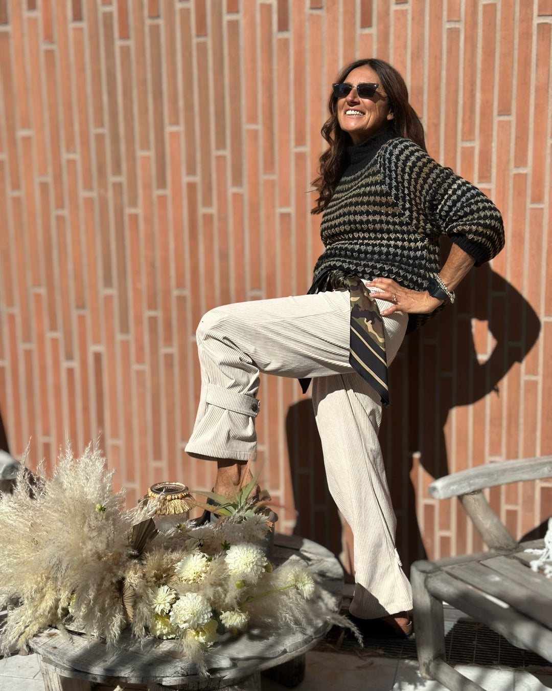 Maglione Lavorato Intreccio | Nero