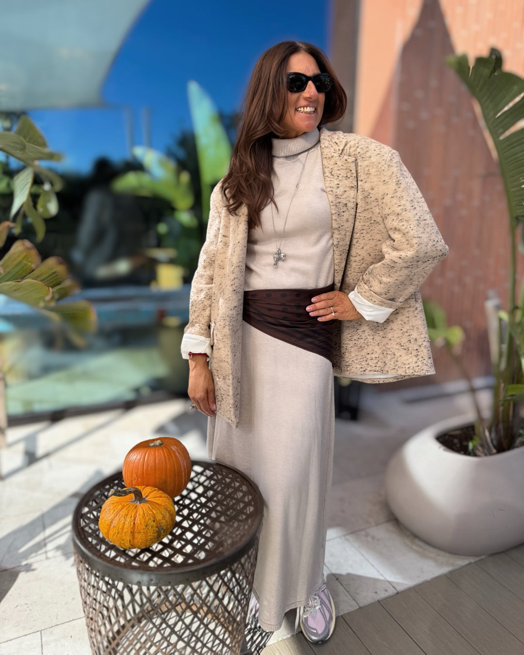 Giacca Oversize "Peso Cappotto" Sale e Pepe | Burro