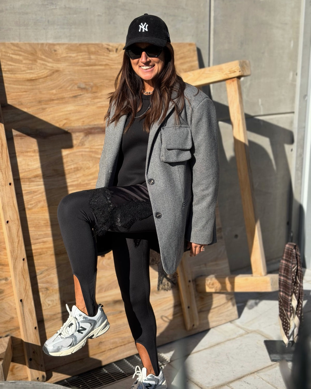 Leggins con Ghetta | Nero