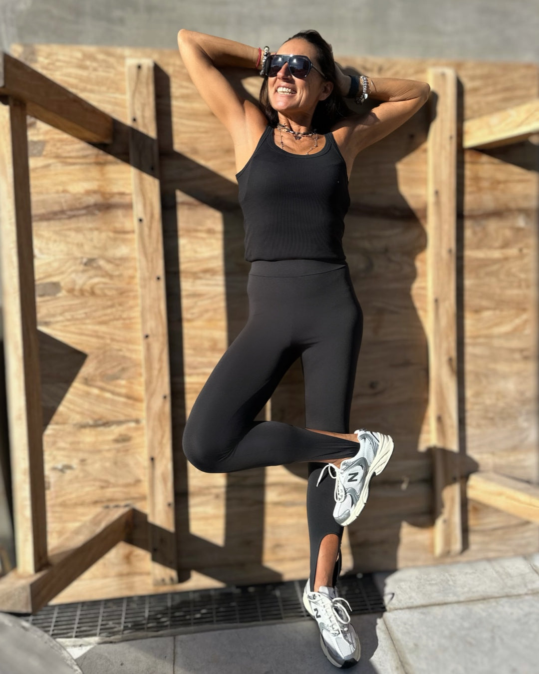 Leggins con Ghetta | Nero