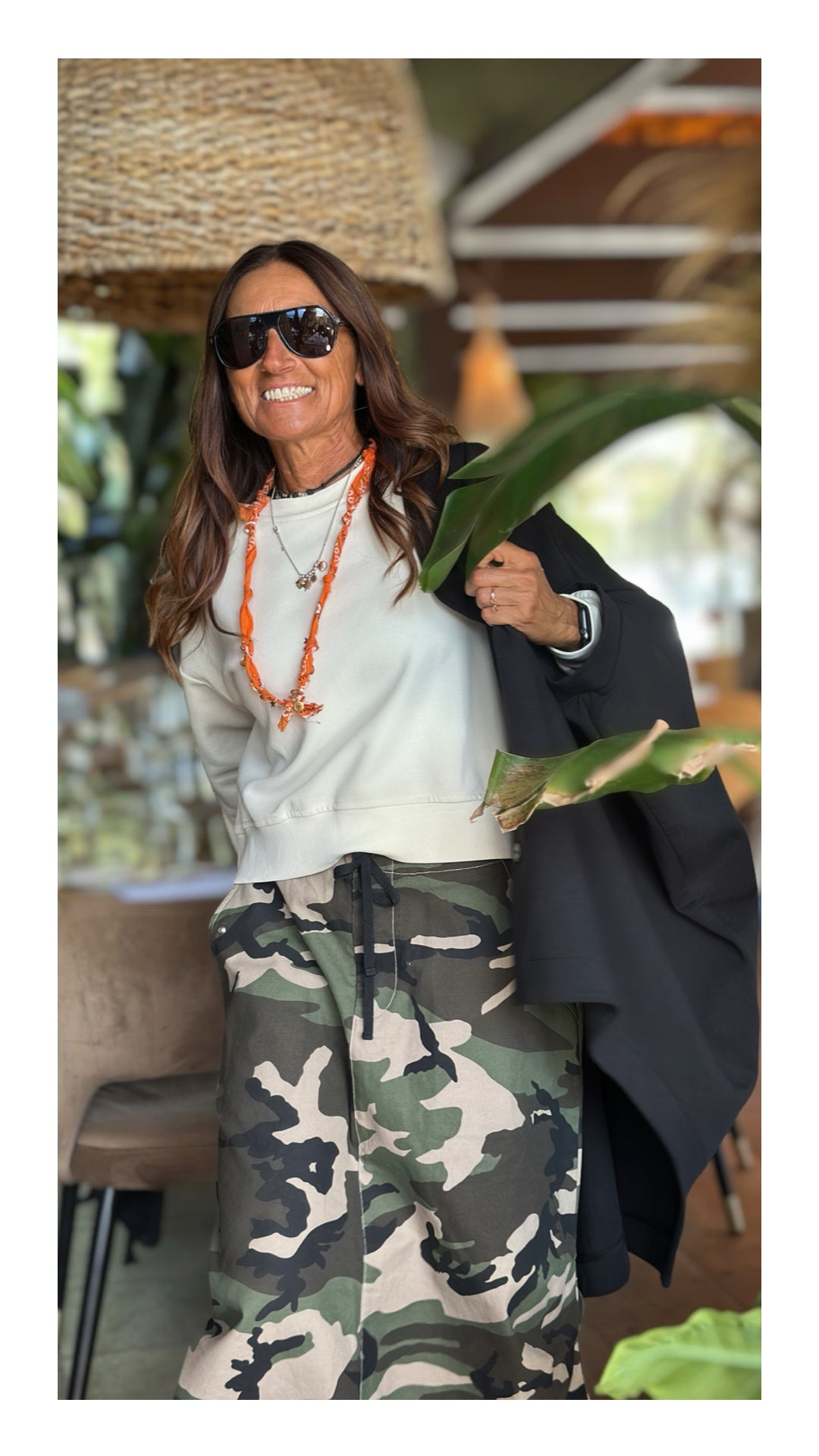 Felpa Basic Cotone Garzato | Burro