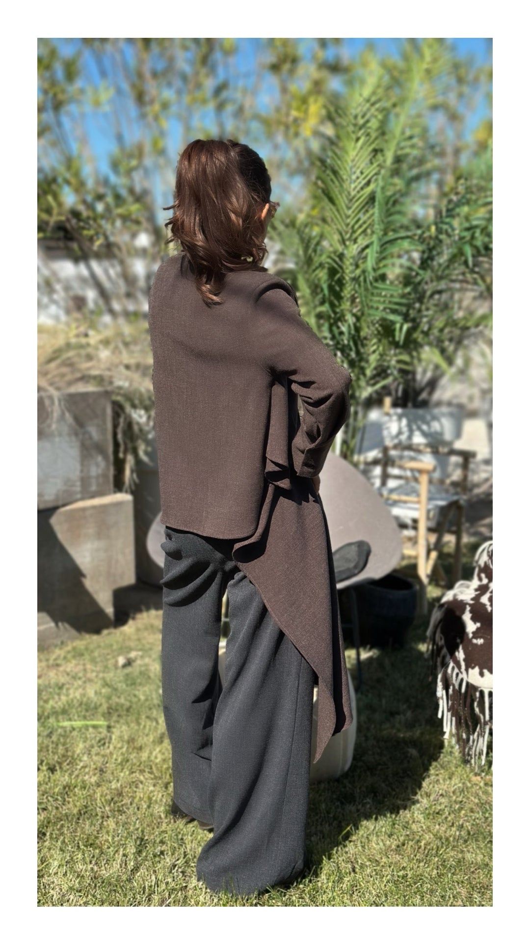 Camicia Maxi Fusciacca Cucita | Moro