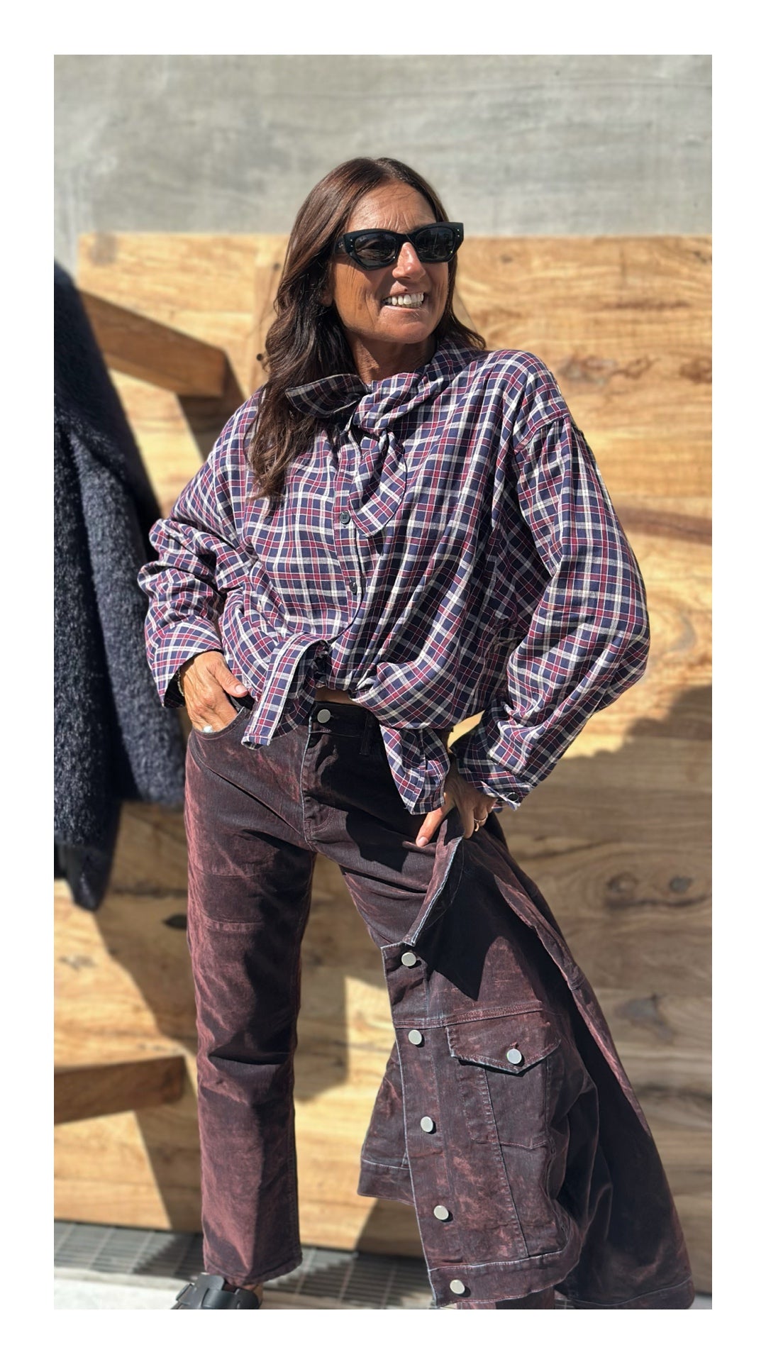 Camicia Check Flanella di Cotone | Blu Navy