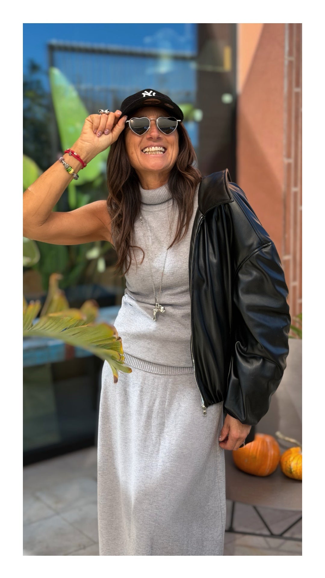 Bomber in Eco Pelle Top Quality Drappeggiato | Nero