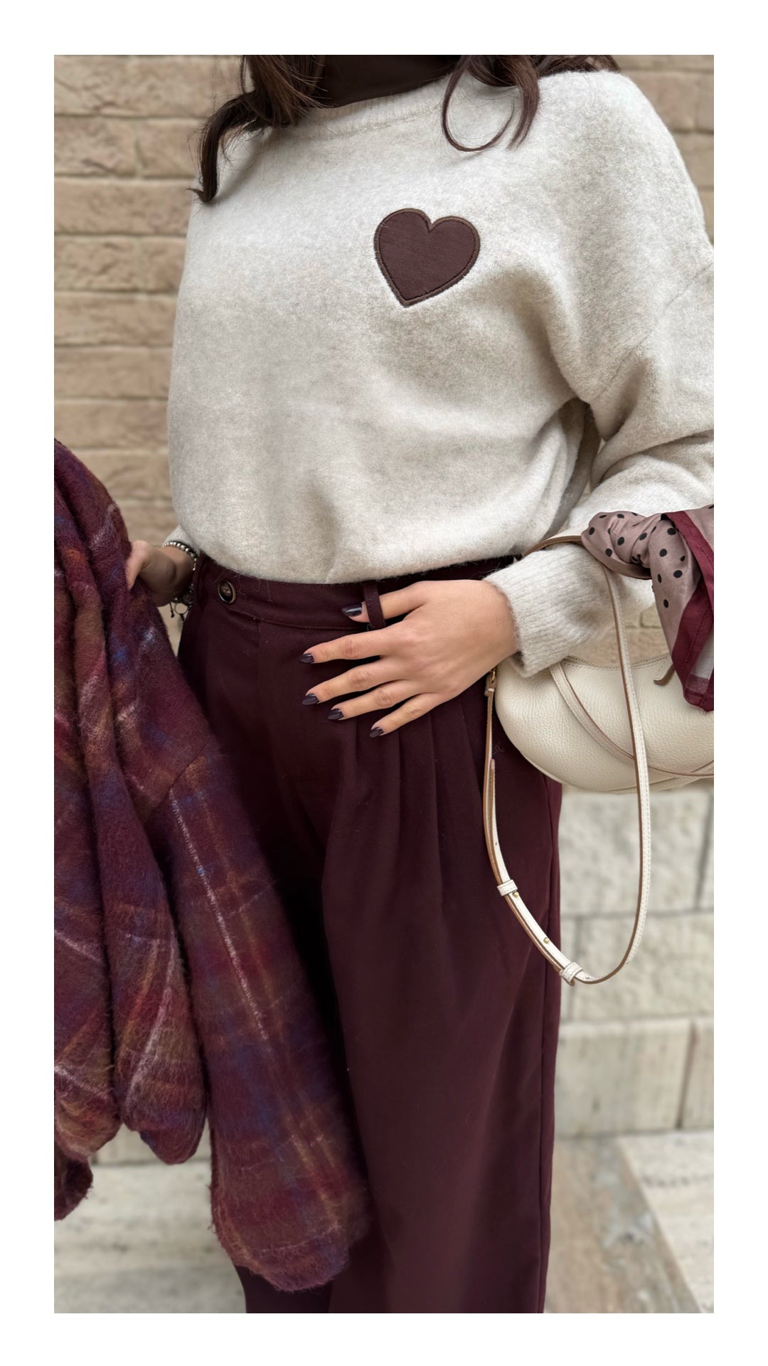 Maglione 65% Viscosa con Scritta | Burro